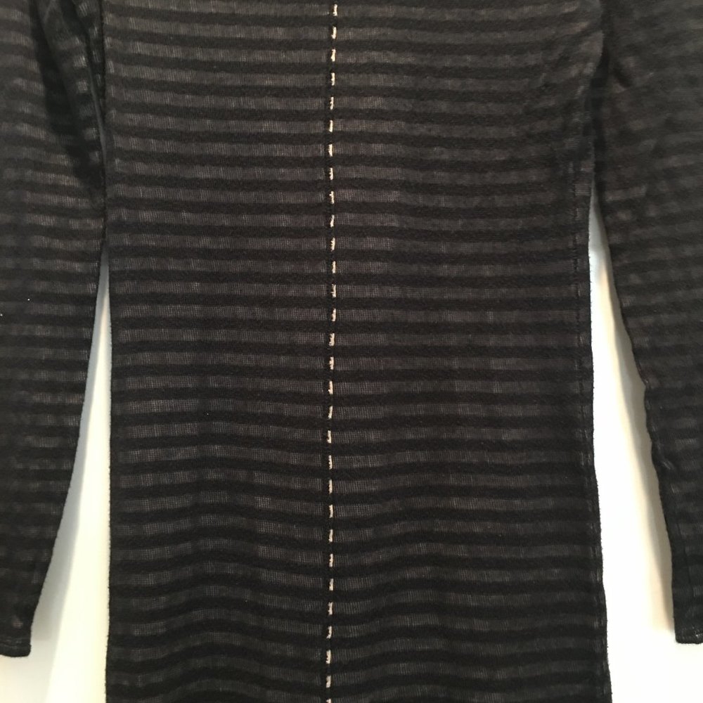 Rag & Bone Navy And Gray Stripe Long Sleeve Turtl… - image 4